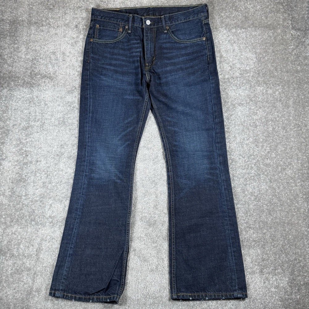 Levi's 527 Jeans Men's 34x30 Blue Denim Dark Wash Slim Bootcut Western